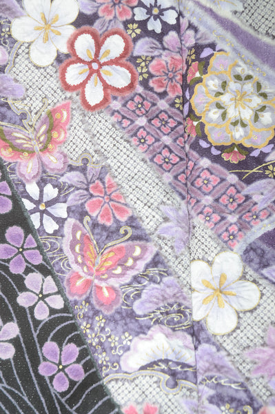 Long-sleeved kimono 6 items set / Furisode / FK#1-360