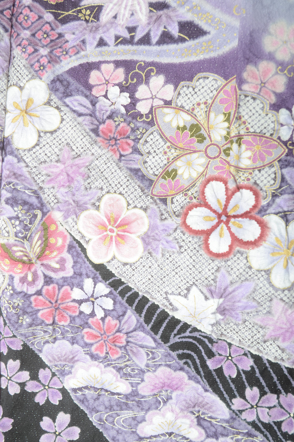 Long-sleeved kimono 6 items set / Furisode / FK#1-360