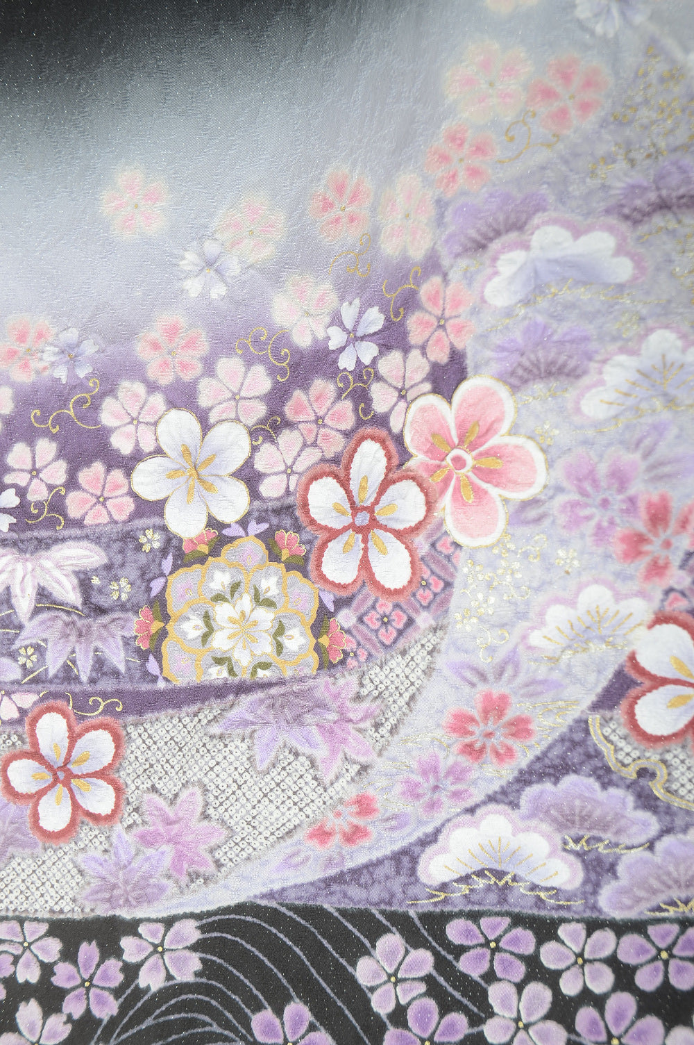 Long-sleeved kimono 6 items set / Furisode / FK#1-360