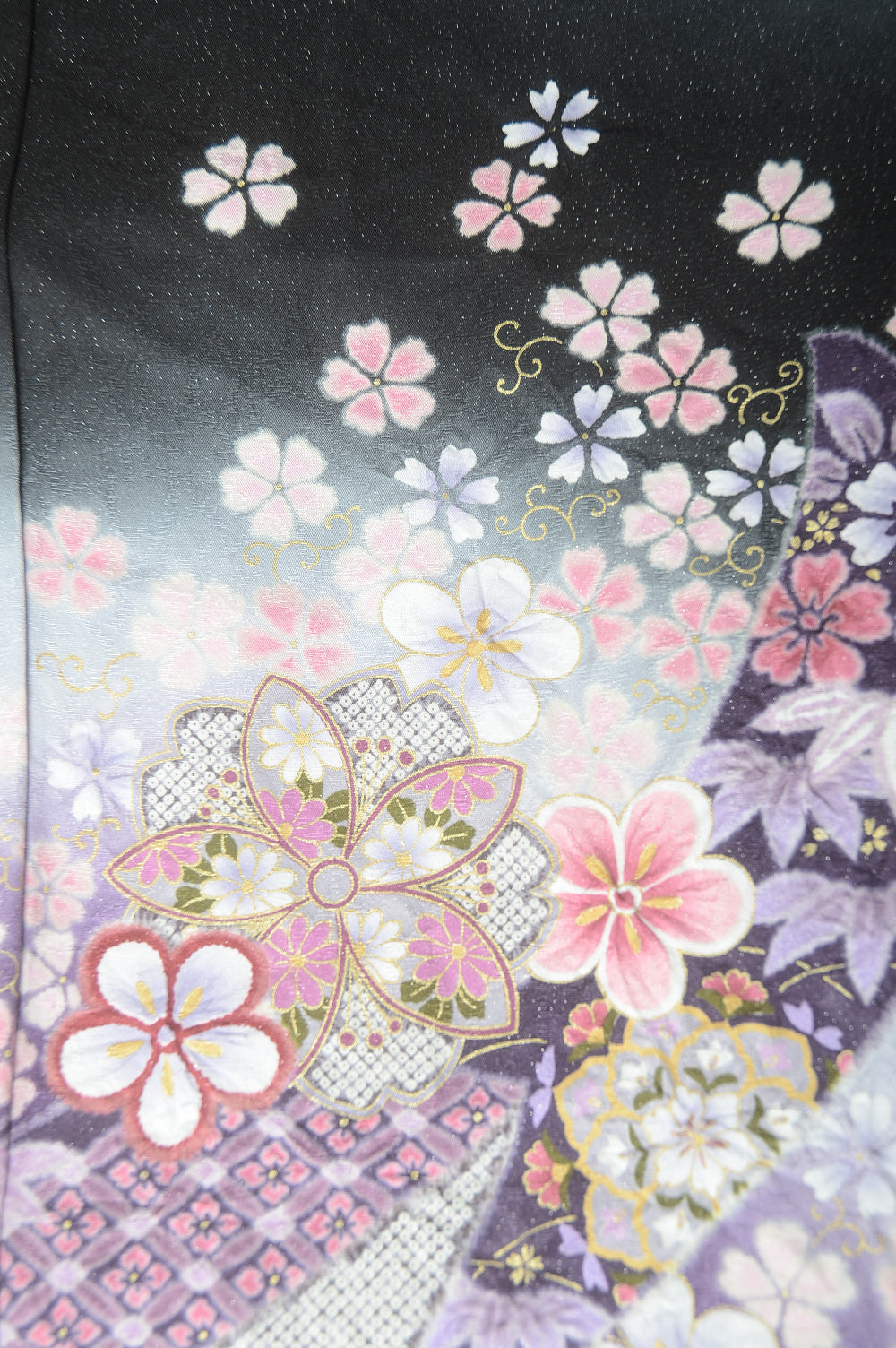 Long-sleeved kimono 6 items set / Furisode / FK#1-360