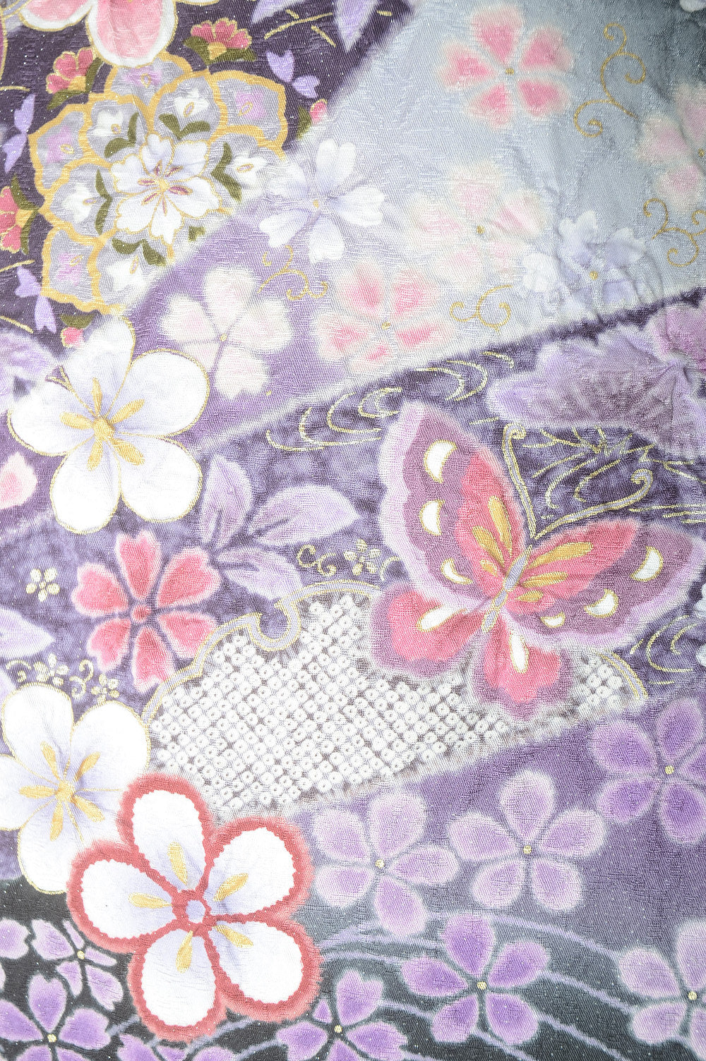 Long-sleeved kimono 6 items set / Furisode / FK#1-360