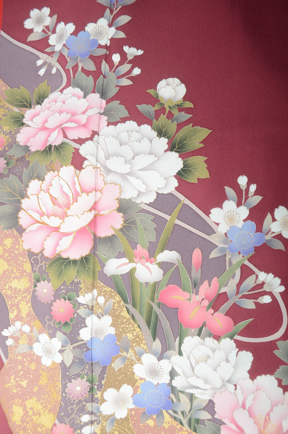 Long-sleeved kimono 6 items set / Furisode / FK#1-362