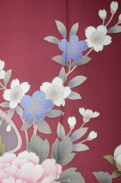 Long-sleeved kimono 6 items set / Furisode / FK#1-362