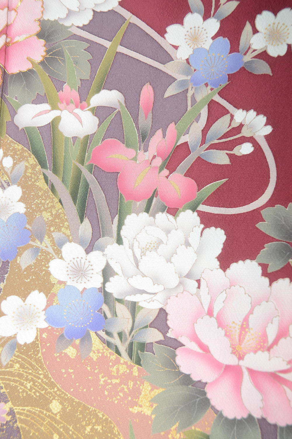 Long-sleeved kimono 6 items set / Furisode / FK#1-362