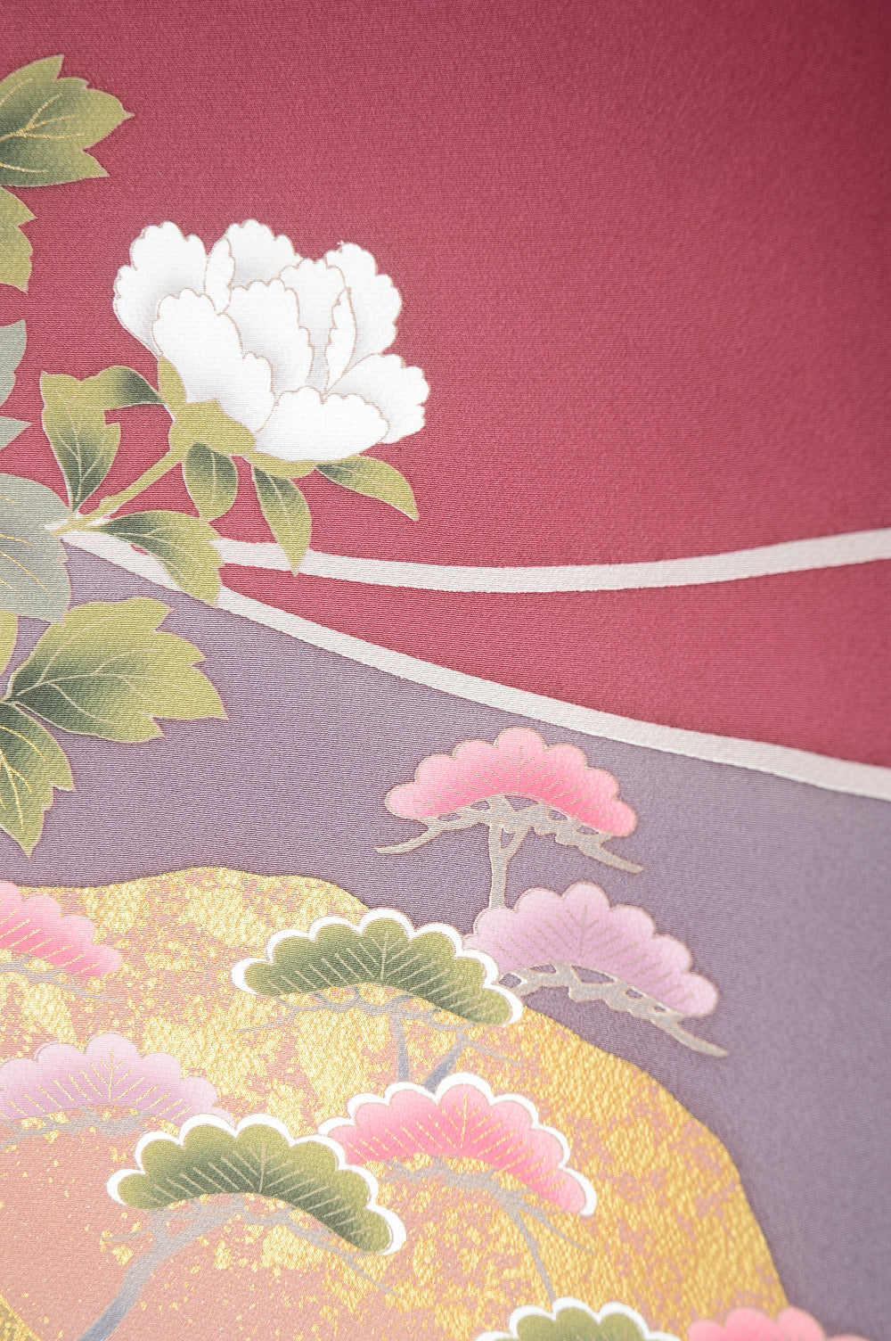 Long-sleeved kimono 6 items set / Furisode / FK#1-362