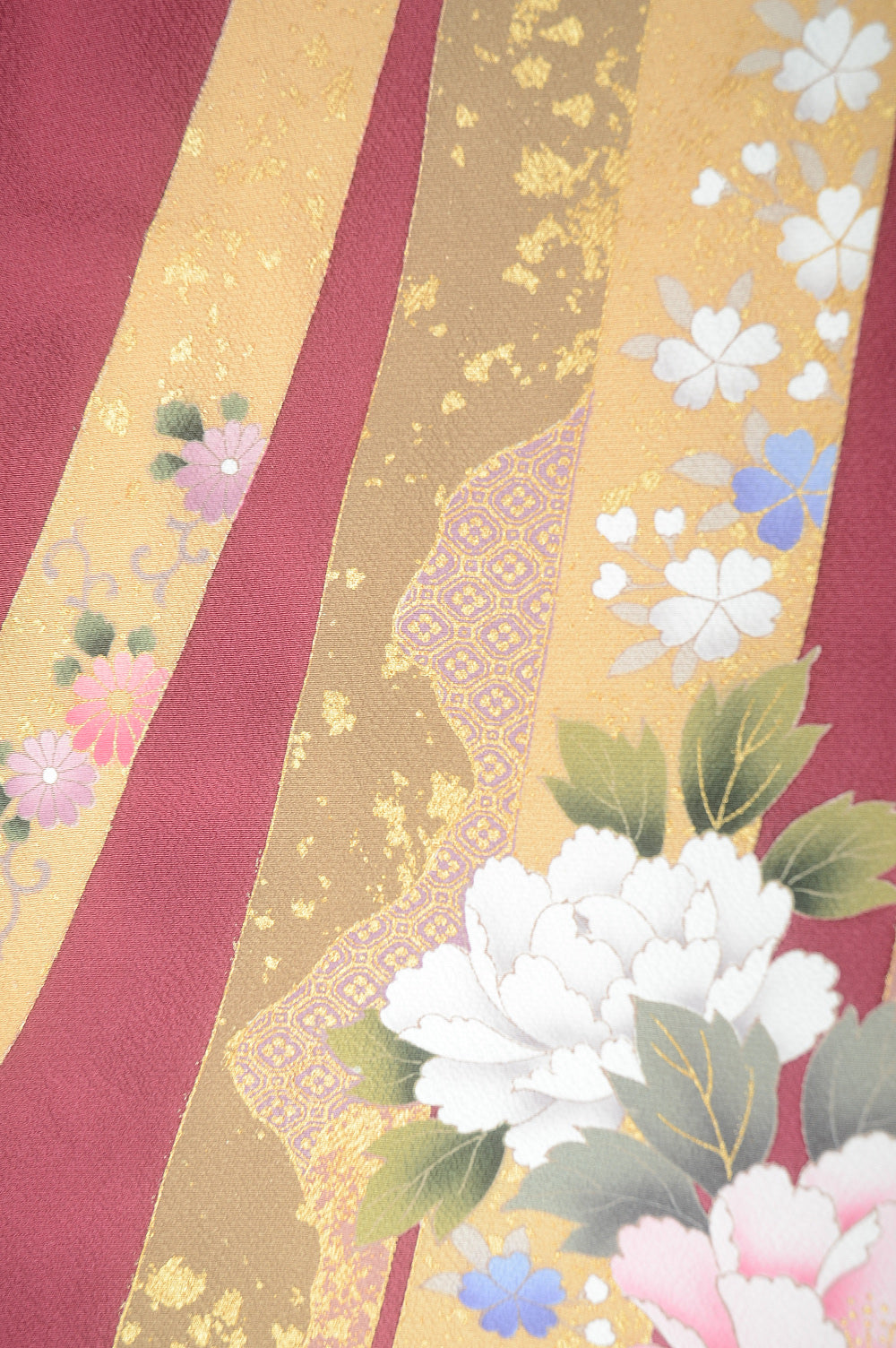 Long-sleeved kimono 6 items set / Furisode / FK#1-362