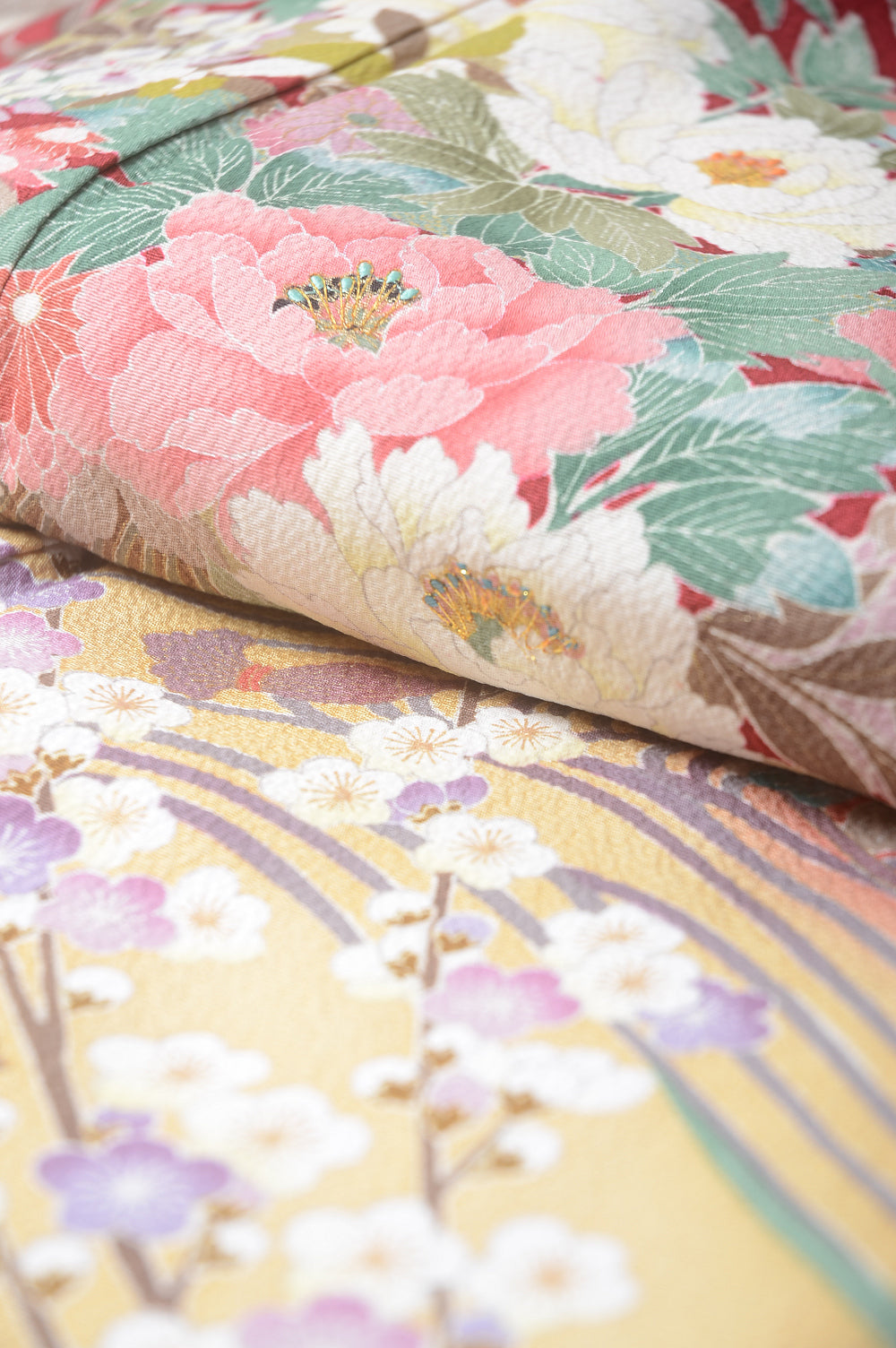 Long-sleeved kimono 6 items set / Furisode / FK#1-363