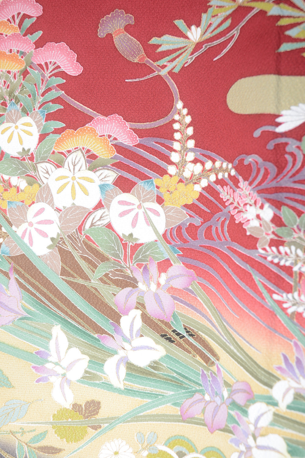 Long-sleeved kimono 6 items set / Furisode / FK#1-363