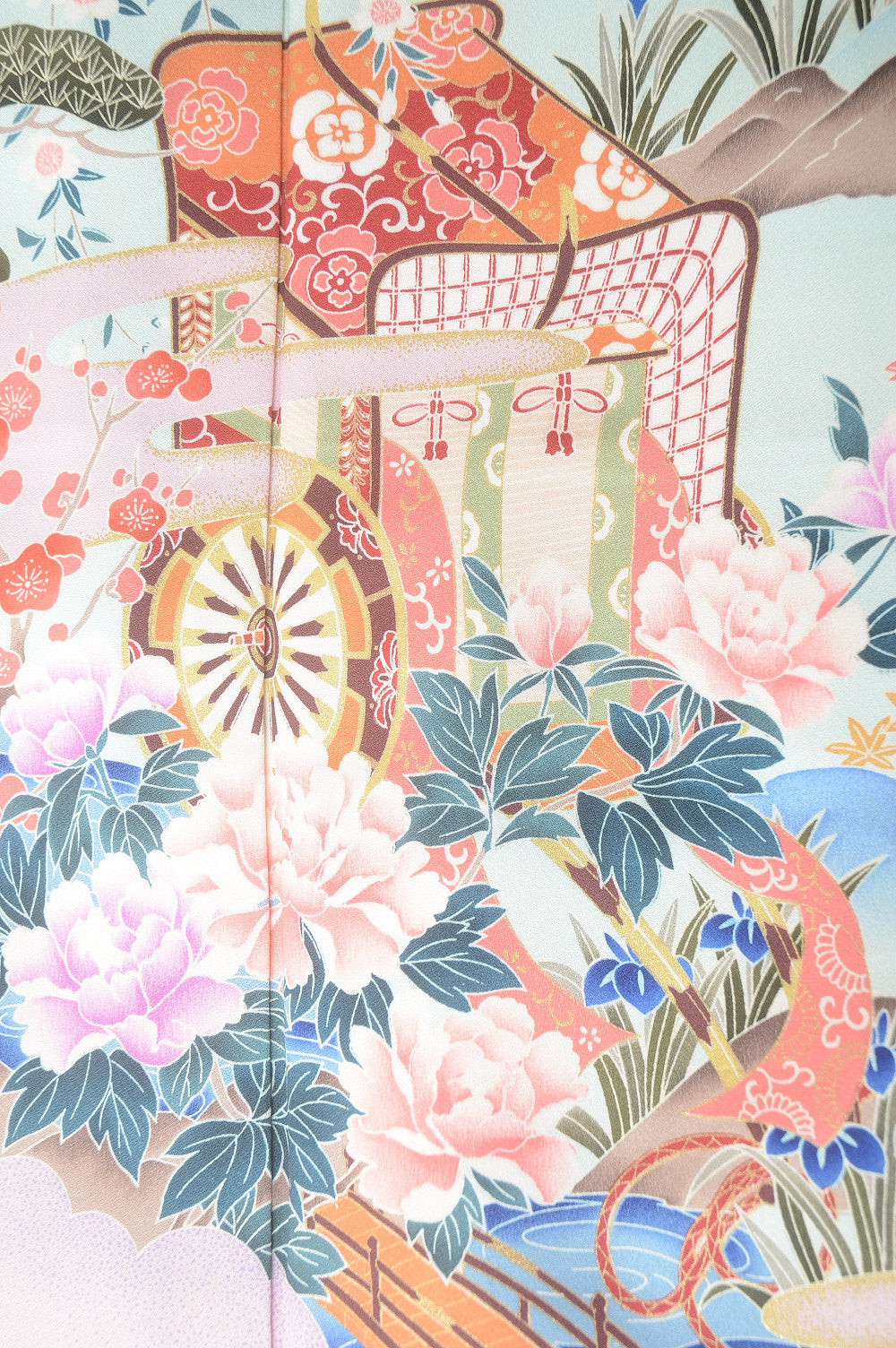 Long-sleeved kimono 6 items set / Furisode / FK#1-364