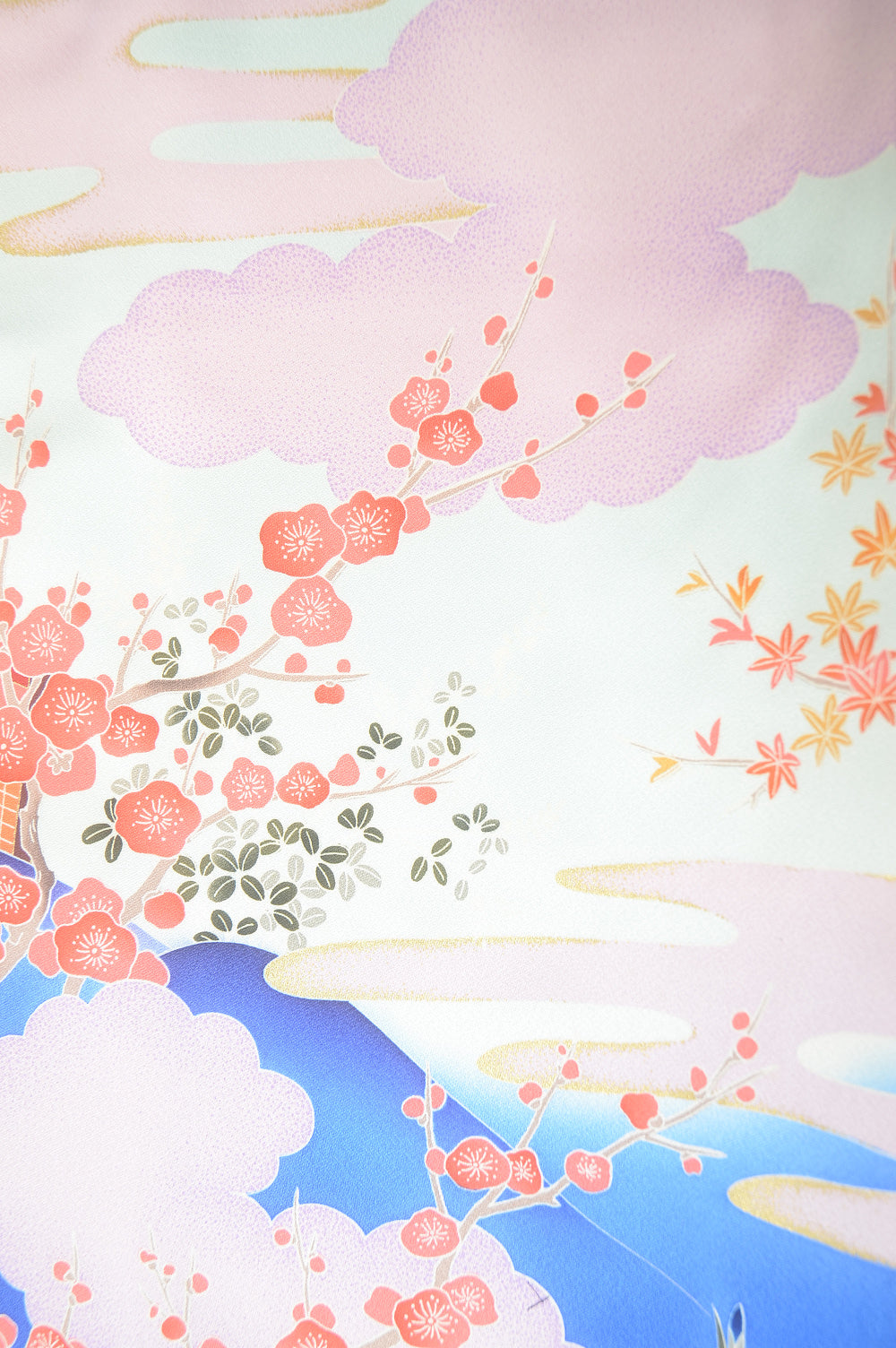 Long-sleeved kimono 6 items set / Furisode / FK#1-364