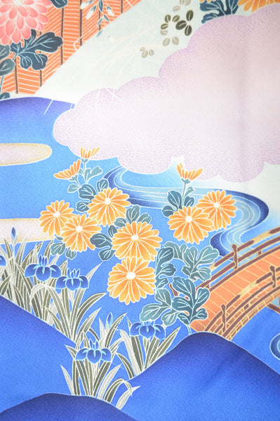 Long-sleeved kimono 6 items set / Furisode / FK#1-364