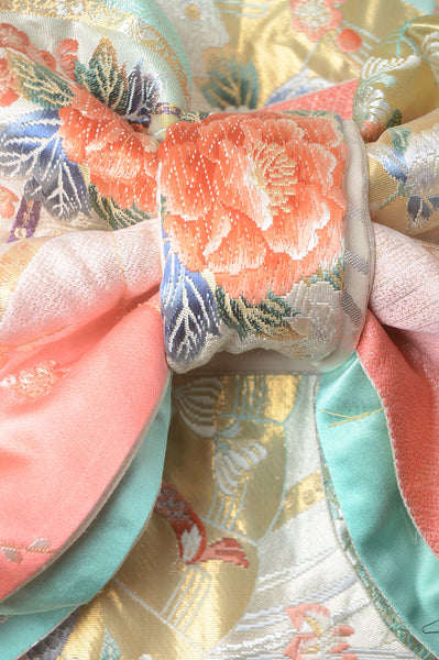 Long-sleeved kimono 6 items set / Furisode / FK#1-364