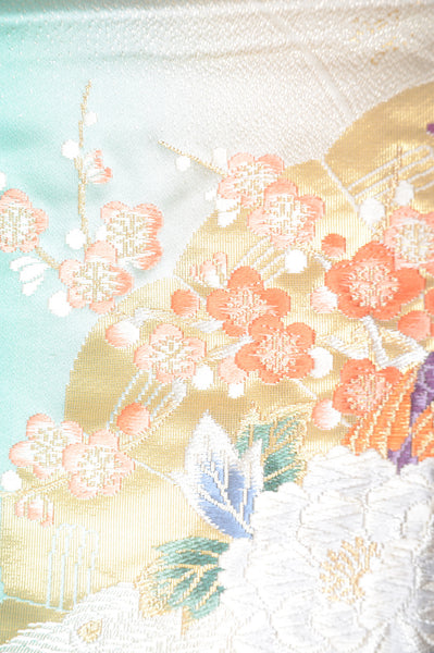 Long-sleeved kimono 6 items set / Furisode / FK#1-364