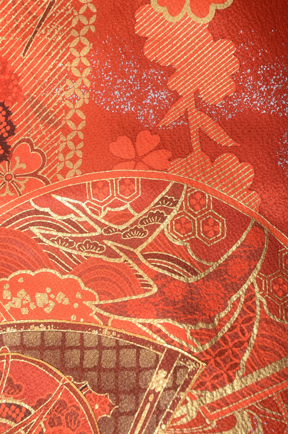 Long-sleeved kimono 6 items set / Furisode / FK#1-365