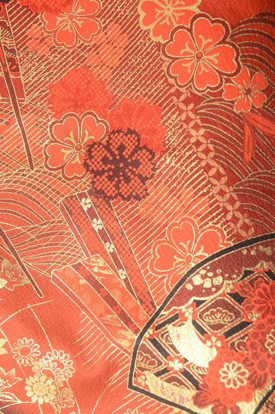 Long-sleeved kimono 6 items set / Furisode / FK#1-365