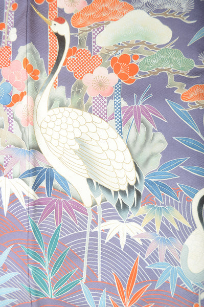 Long-sleeved kimono 6 items set / Furisode / FK#1-366