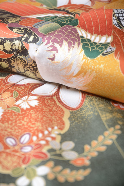 Long-sleeved kimono 6 items set / Furisode / FK#1-299