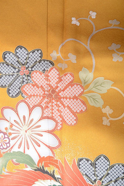 Long-sleeved kimono 6 items set / Furisode / FK#1-299