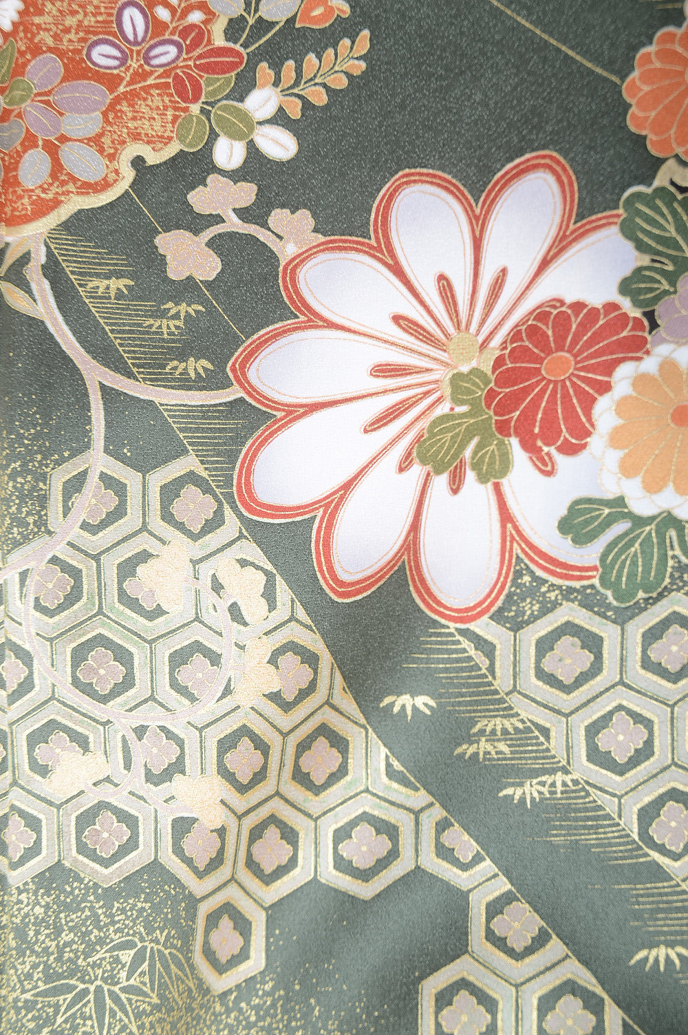 Long-sleeved kimono 6 items set / Furisode / FK#1-299