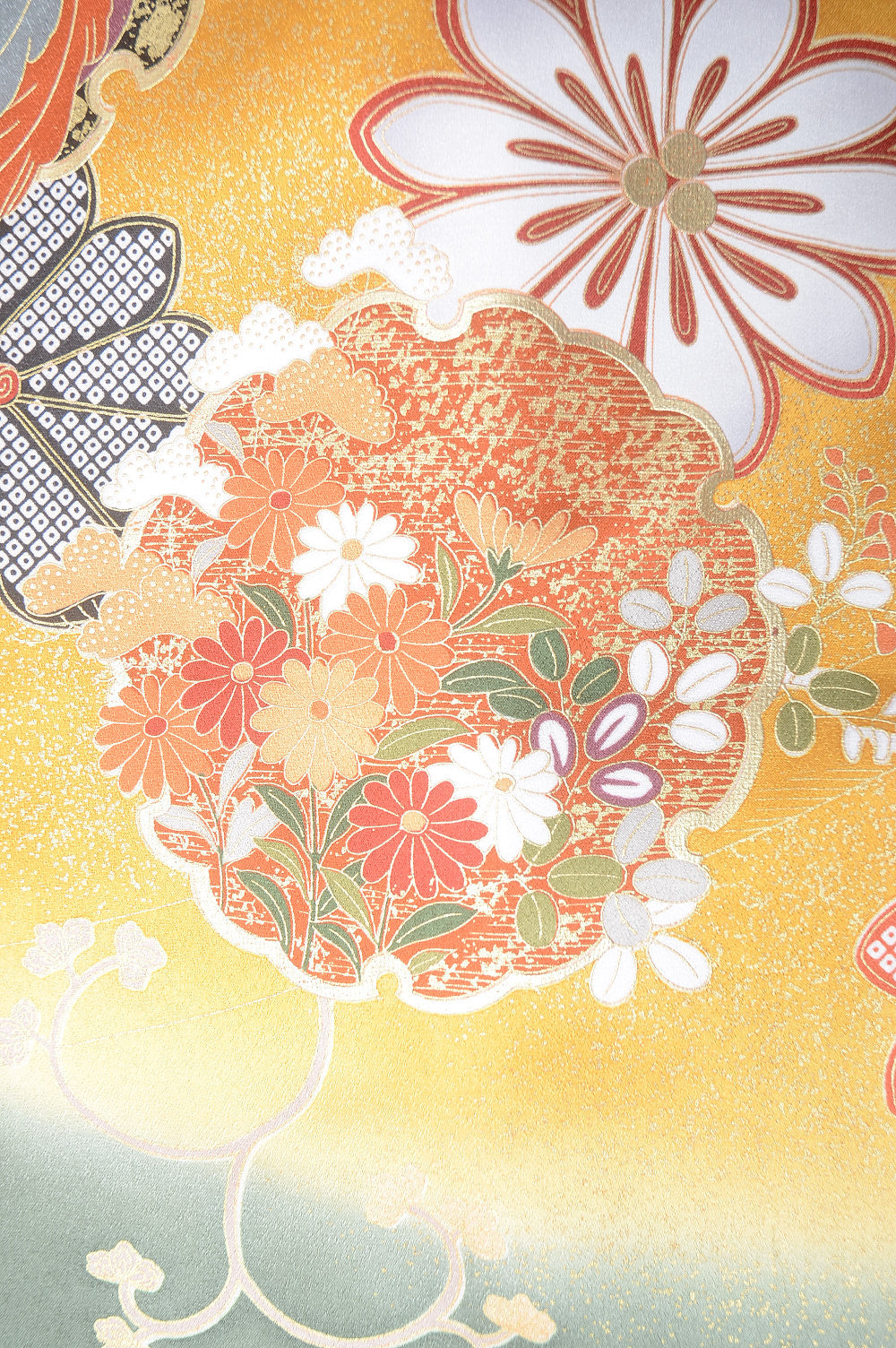 Long-sleeved kimono 6 items set / Furisode / FK#1-299