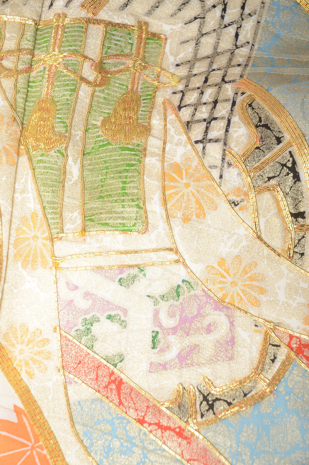 Long-sleeved kimono 6 items set / Furisode / FK#1-300