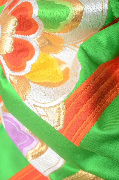 Long-sleeved kimono 6 items set / Furisode / FK#1-302