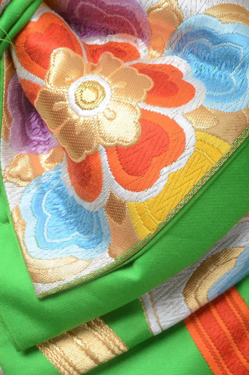 Long-sleeved kimono 6 items set / Furisode / FK#1-302