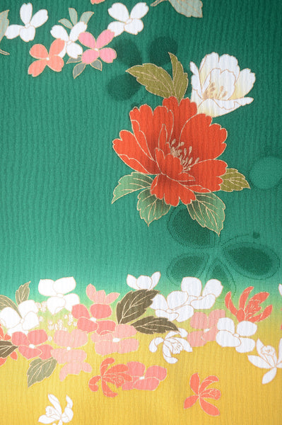 Long-sleeved kimono 6 items set / Furisode / FK#1-303