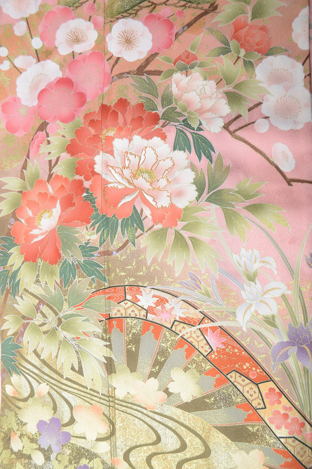 Long-sleeved kimono 6 items set / Furisode / FK#1-304