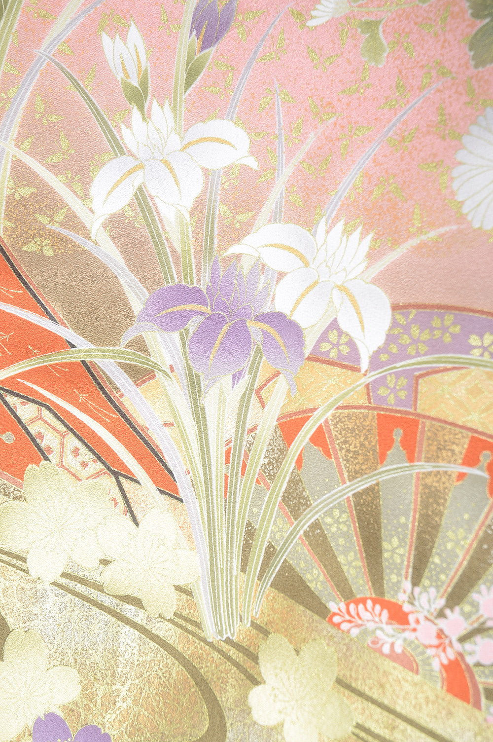 Long-sleeved kimono 6 items set / Furisode / FK#1-304