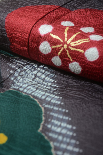 Long-sleeved kimono 6 items set / Furisode / FK#1-305