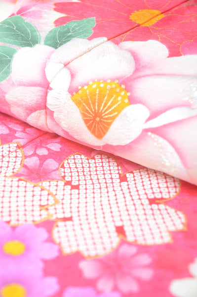 Long-sleeved kimono 6 items set / Furisode / FK#1-306