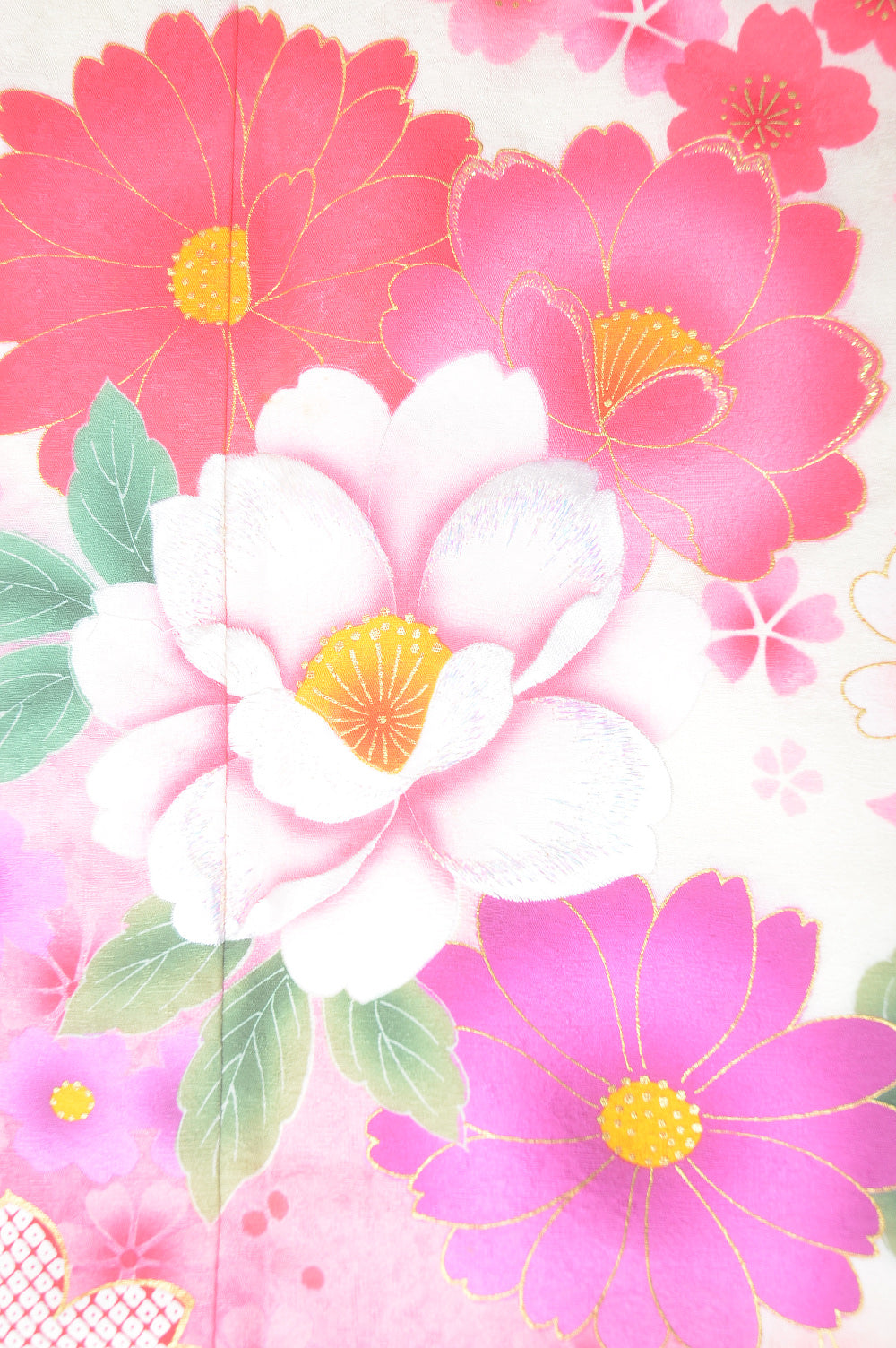 Long-sleeved kimono 6 items set / Furisode / FK#1-306