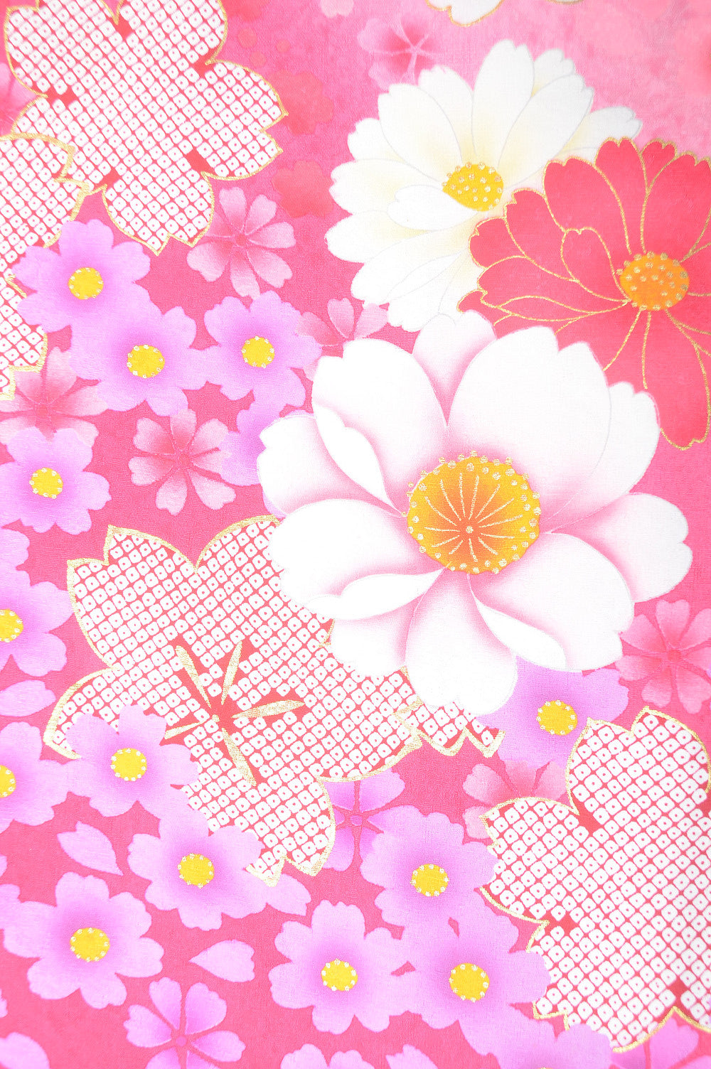 Long-sleeved kimono 6 items set / Furisode / FK#1-306