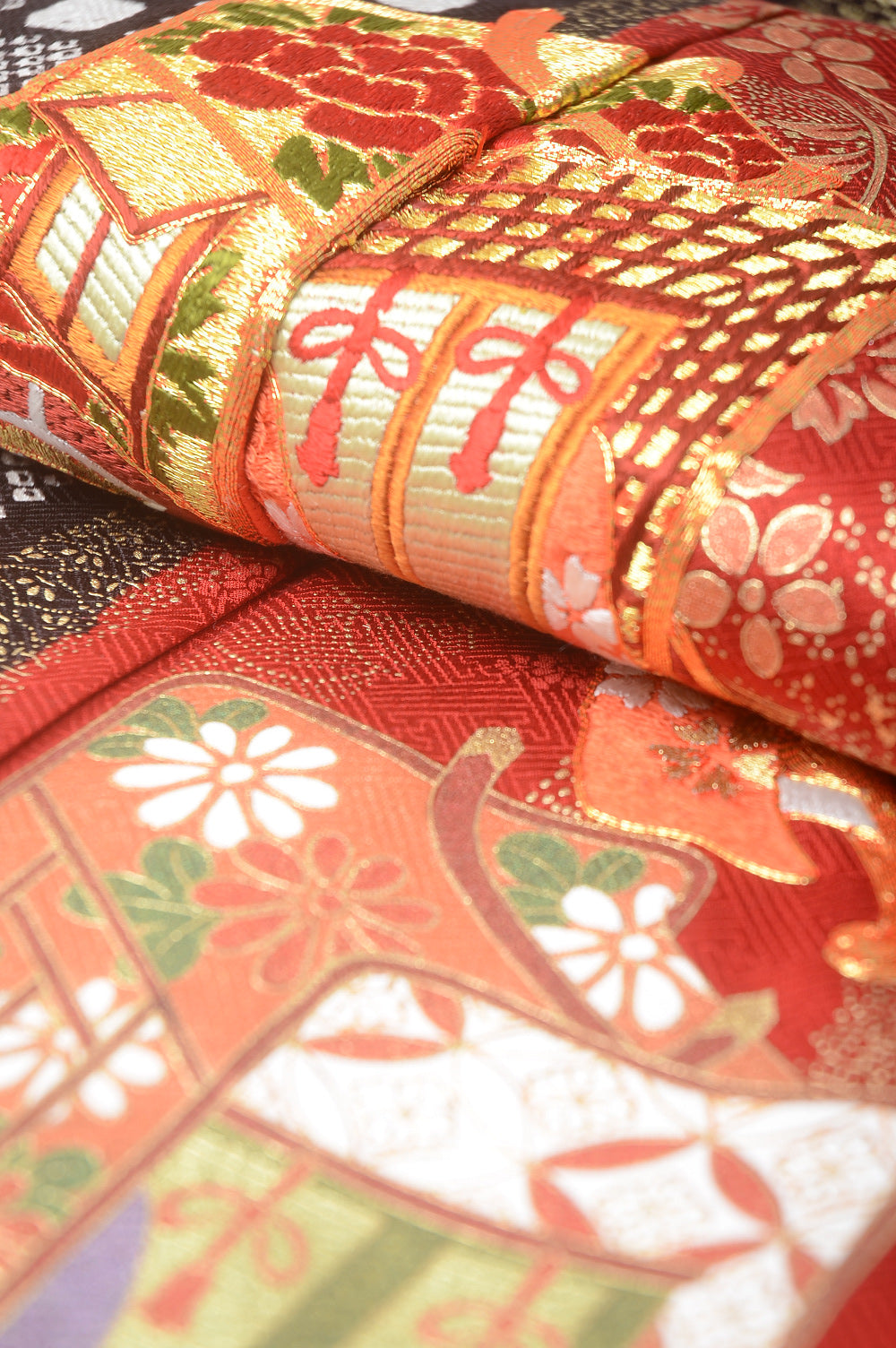 Long-sleeved kimono 6 items set / Furisode / FK#1-307