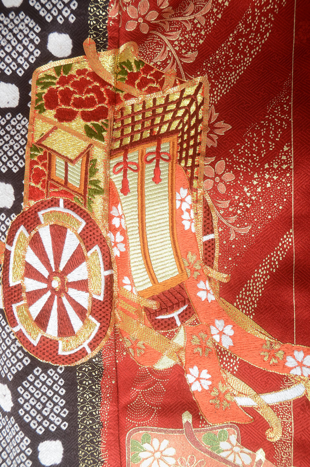 Long-sleeved kimono 6 items set / Furisode / FK#1-307