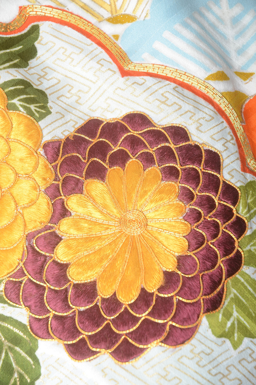 Long-sleeved kimono 6 items set / Furisode / FK#1-308