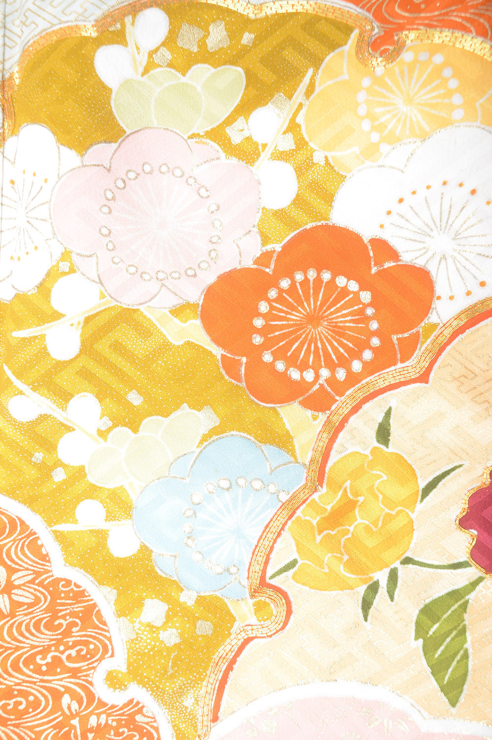 Long-sleeved kimono 6 items set / Furisode / FK#1-308