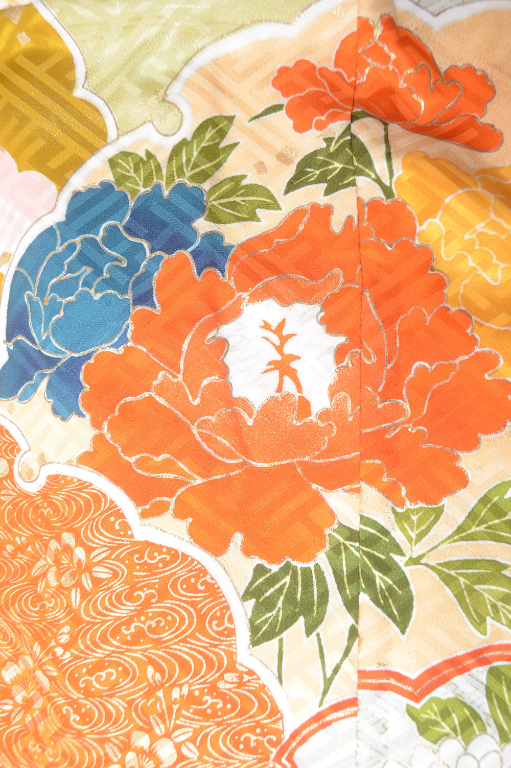 Long-sleeved kimono 6 items set / Furisode / FK#1-308