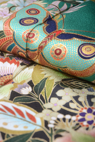 Long-sleeved kimono 6 items set / Furisode / FK#1-310