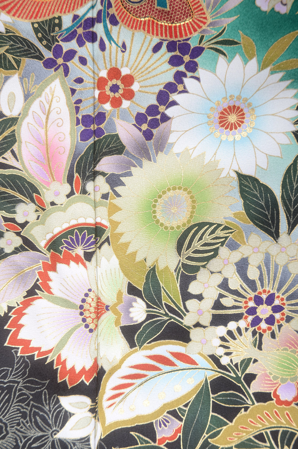 Long-sleeved kimono 6 items set / Furisode / FK#1-310