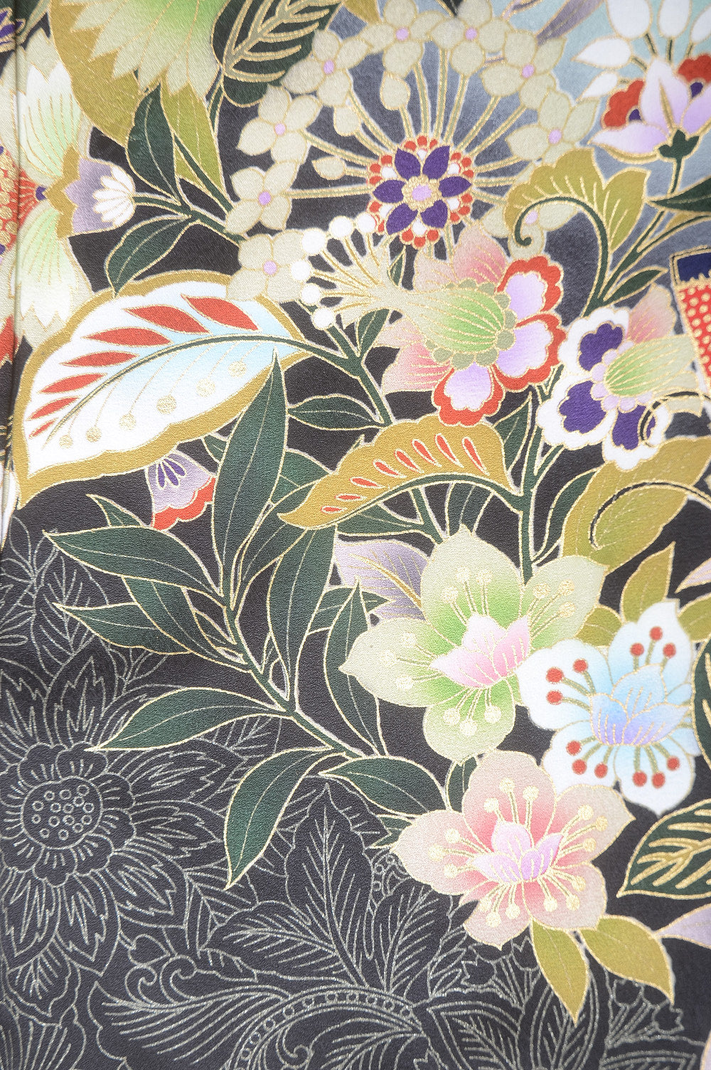 Long-sleeved kimono 6 items set / Furisode / FK#1-310