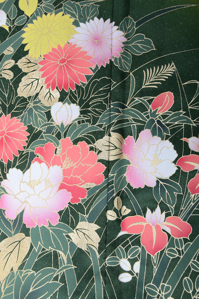 Long-sleeved kimono 6 items set / Furisode / FK#731