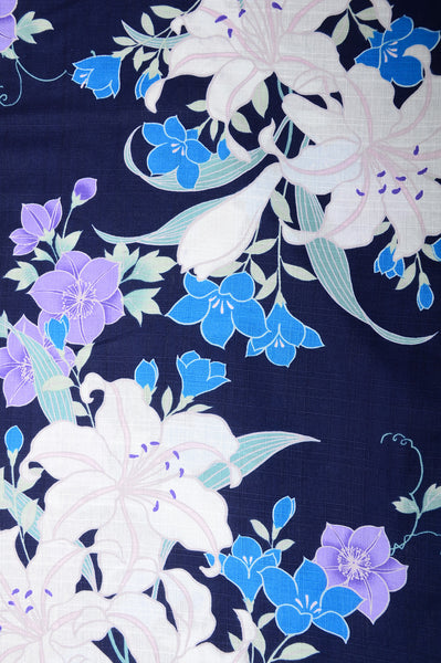 Japanese yukata kimono / D #141