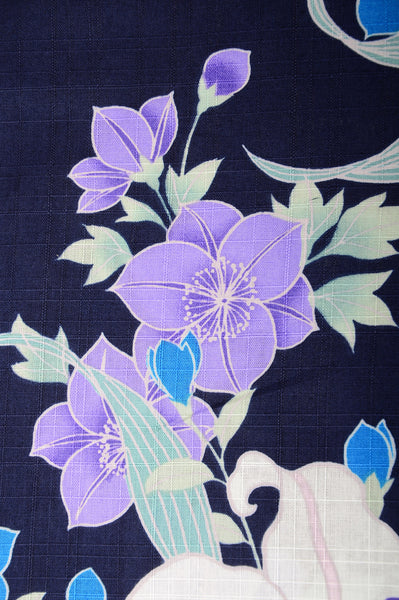 Japanese yukata kimono / D #141