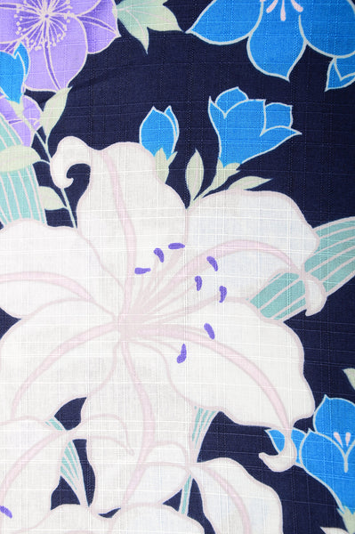 Japanese yukata kimono / D #141