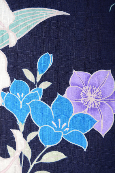 Japanese yukata kimono / D #141