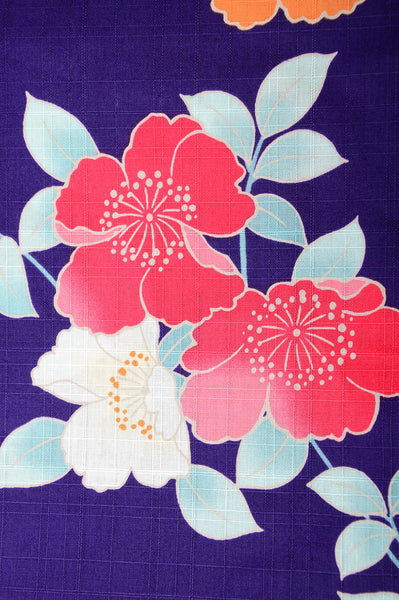 Japanese yukata kimono / D #145