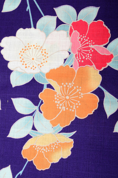 Japanese yukata kimono / D #145