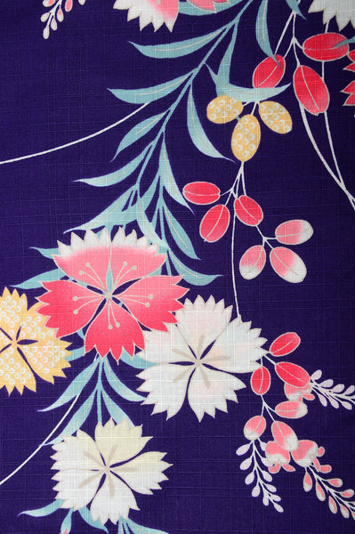 Japanese yukata kimono / D #146